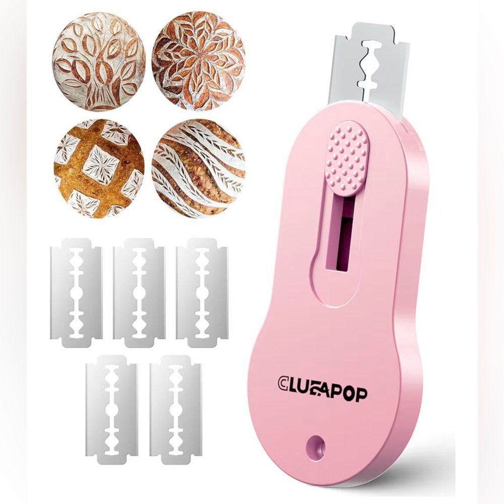 Magnetic Bread Scoring Tool with 5 Blades – New